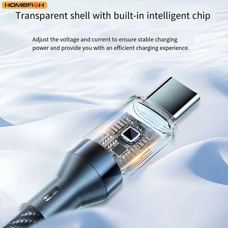 USB-C Super Fast Charging Cable with Digital Display