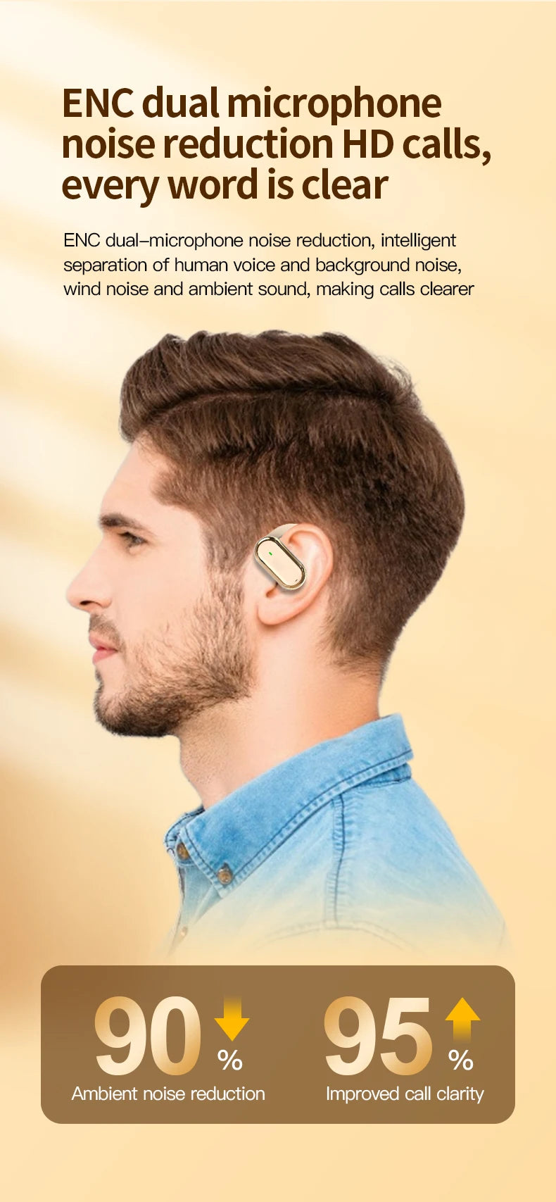 Bluetooth 5.4 Earbuds Stereo