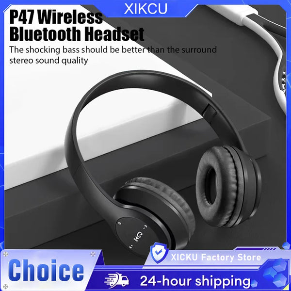 P47 Headset 5.0 Bluetooth Headset Folding