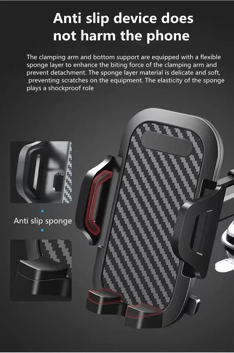 360° Rotatable Universal Windshield Suction Cup & Air Vent Mount