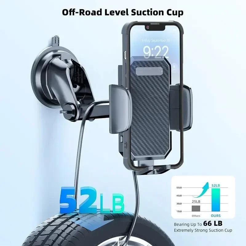 360° Rotatable Universal Windshield Suction Cup & Air Vent Mount