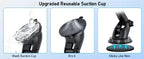 360° Rotatable Universal Windshield Suction Cup & Air Vent Mount