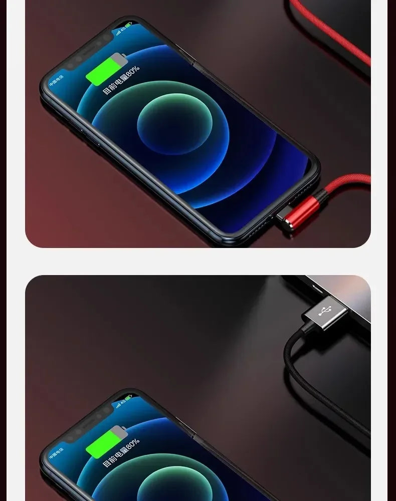 90 Degree USB Cable For iPhone