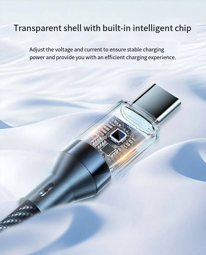 USB-C Super Fast Charging Cable with Digital Display