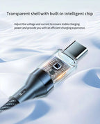 USB-C Super Fast Charging Cable with Digital Display